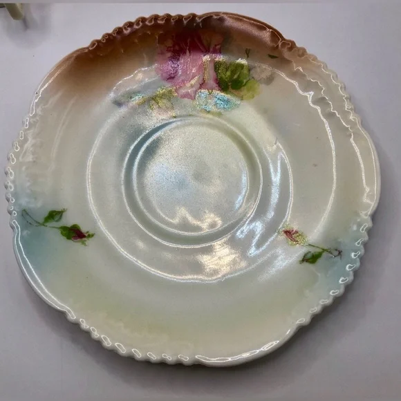 Rosenthal Floral Porcelain Tea Cups and Saucers - Antique - Picture 7 of 12